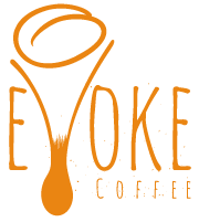 Evoke coffee logo. 